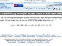 縮寫查詢