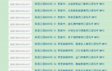 口語8000句